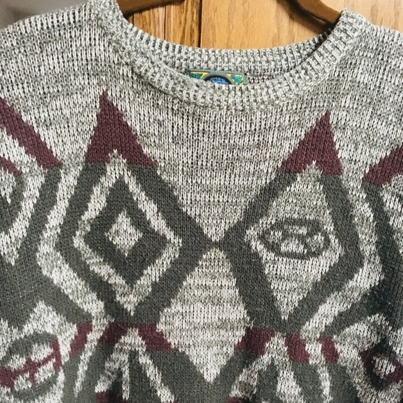 Men’s Acrylic Multicolor Sweater Large - Picture 4 of 7